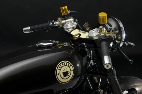 Moto Guzzi LeMans Cafe Racer - Cockpit