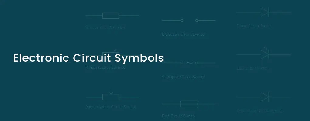 Electronic Circuit Symbols Components And Schematic