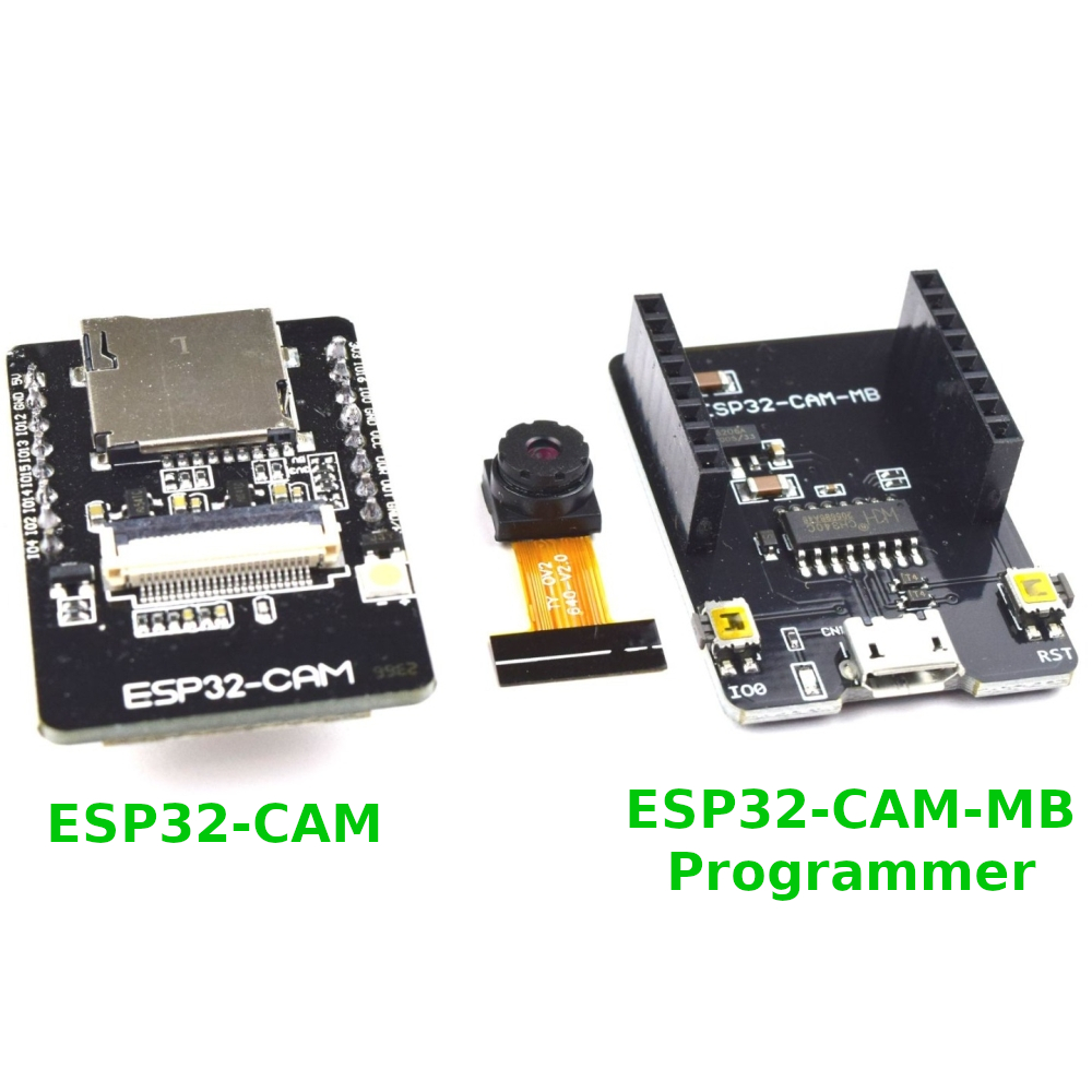 ESP32-CAM Module with ESP32-CAM-MB Programmer | DaakyeTech