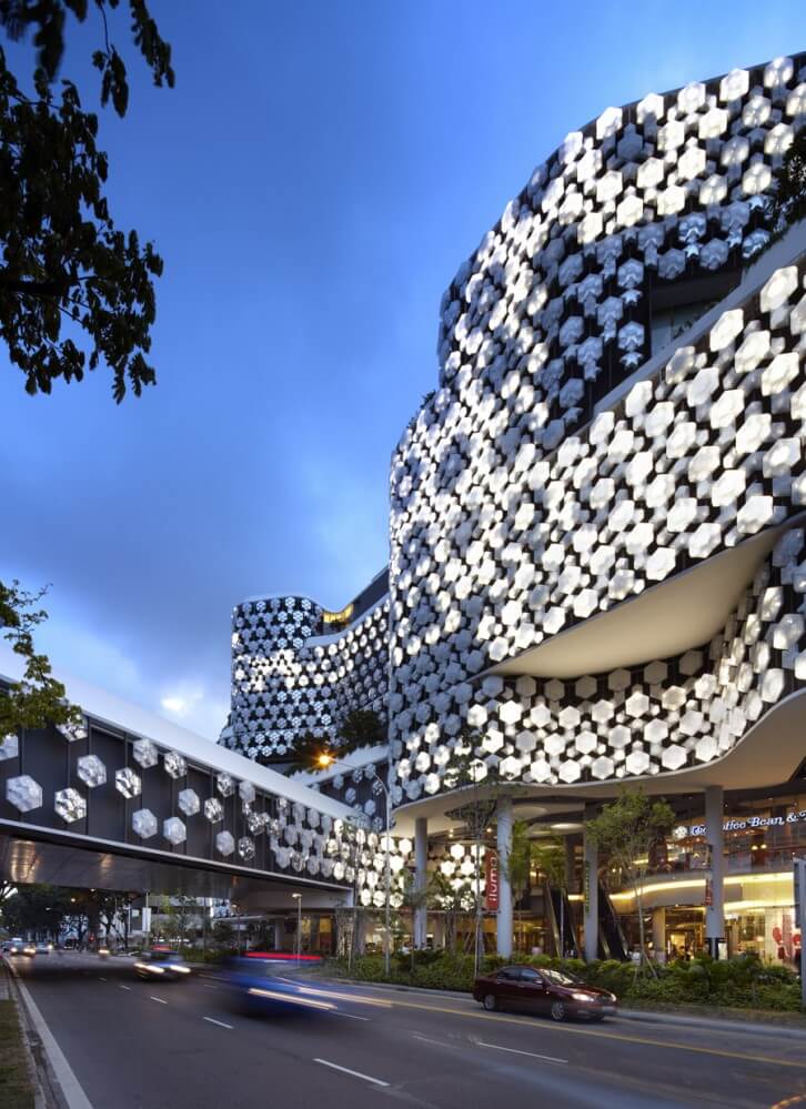 Iluma architectural entertainment district by WOHA Singapore