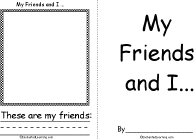 friends theme page at enchantedlearning com