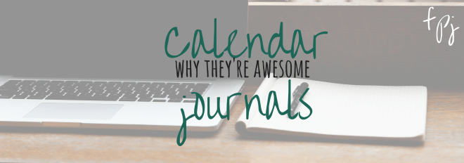 fine print journaling: calendar journals