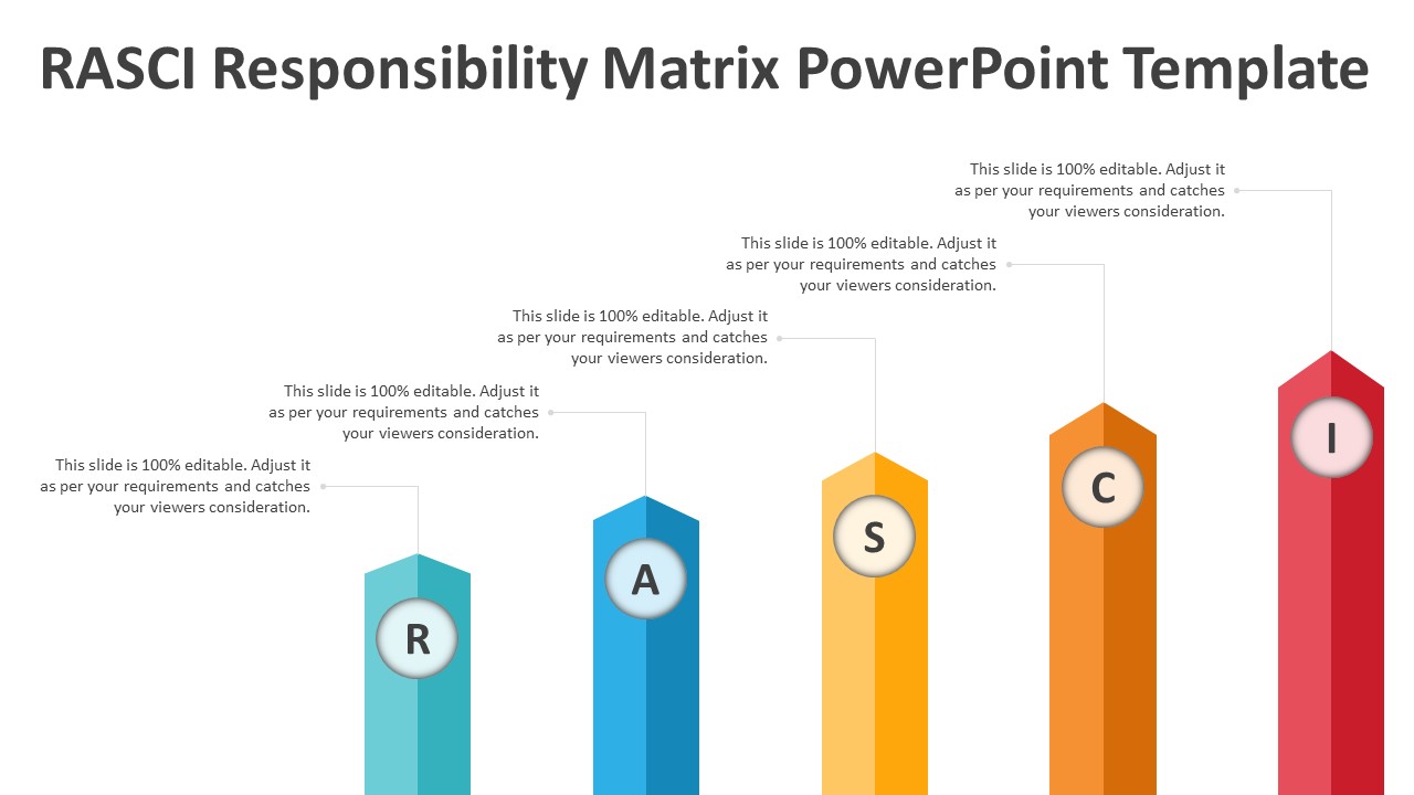 RASCI Responsibility Matrix PowerPoint Template