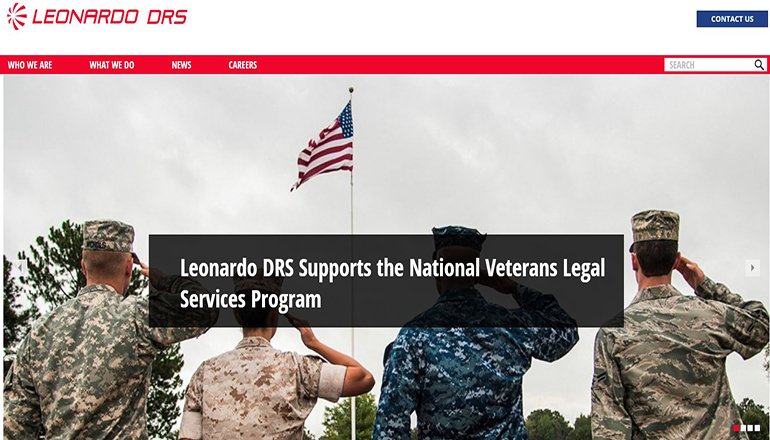 Leonardo DRS website