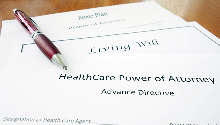 Power of Attorney, Living Will and Estate plan