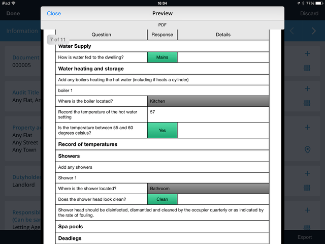 Printable Legionella Log Book Template - Printable Templates