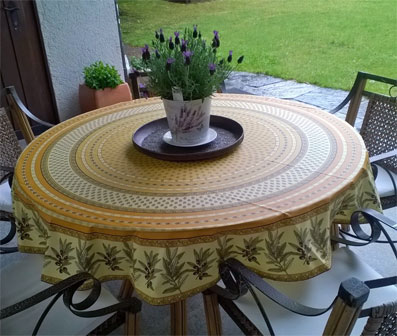 French Round Tablecloths