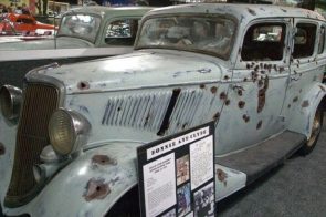 Bonnie and Clyde’s car was riddled with 167 bullets in less than 20 seconds