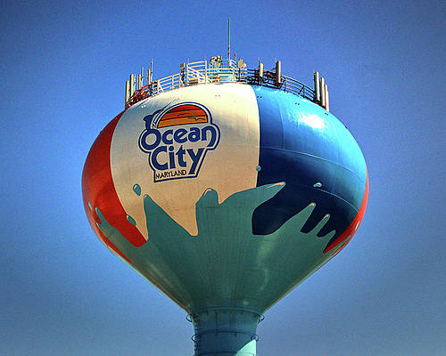 Ocean City Beach Ball Water Tower