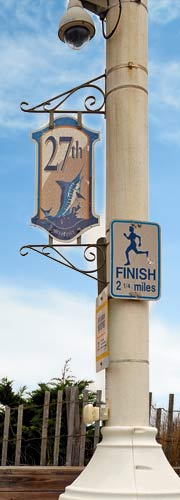 boardwalk end sign at 27th street