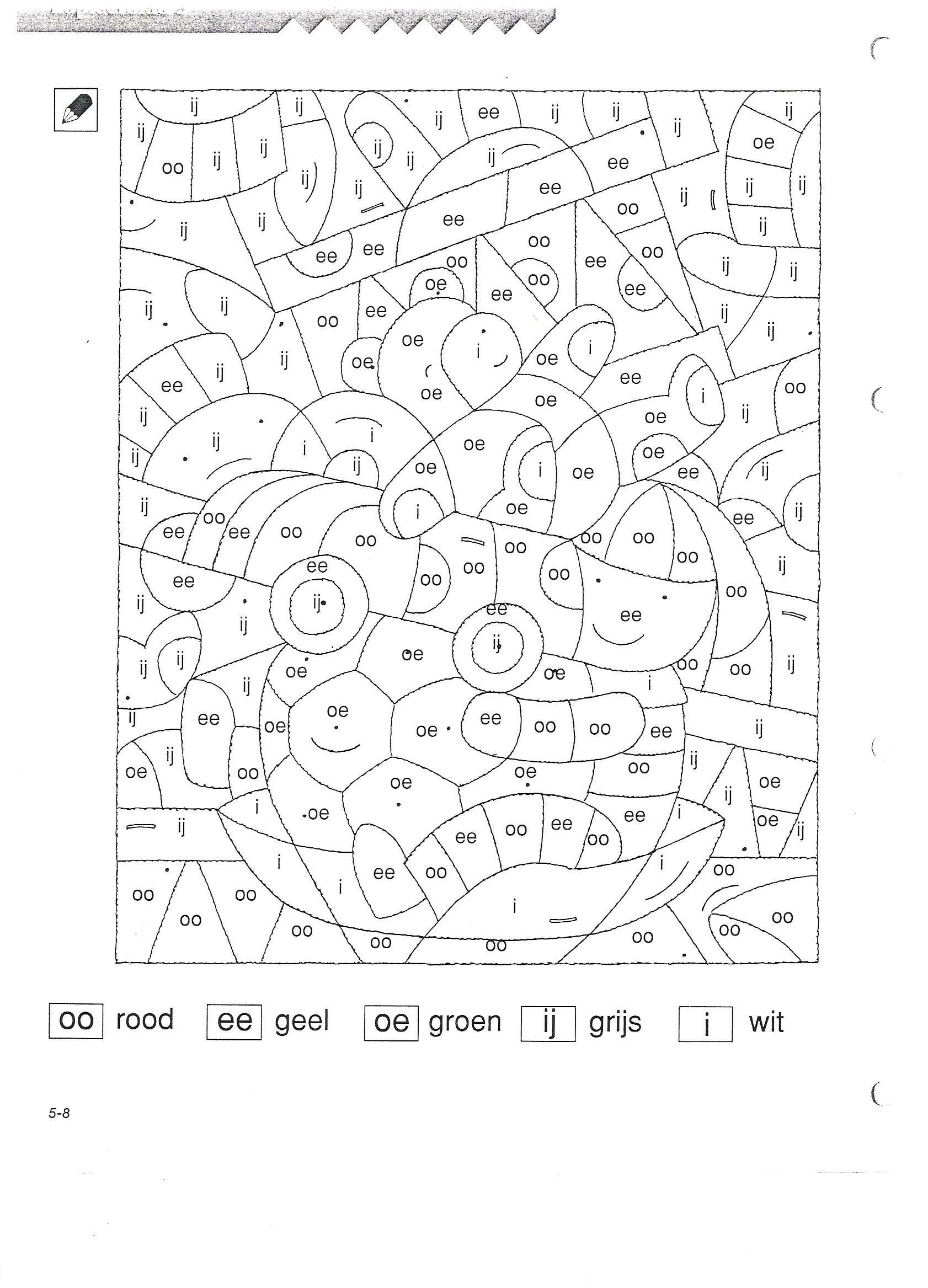 Kleurplaat Groep 5