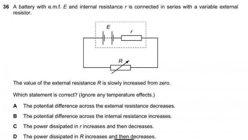 Power Dissipated In Resistor Physics Forums