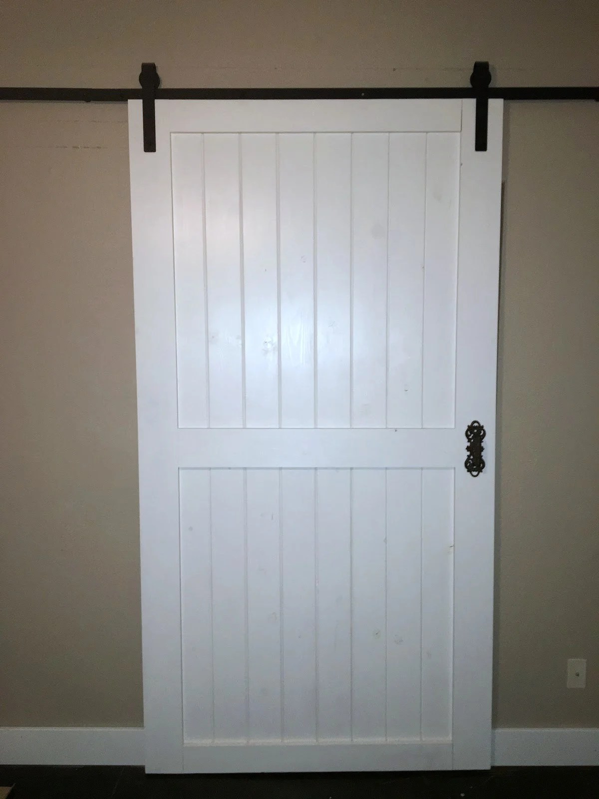 Remodelaholic Cheap & Easy DIY Barn Door