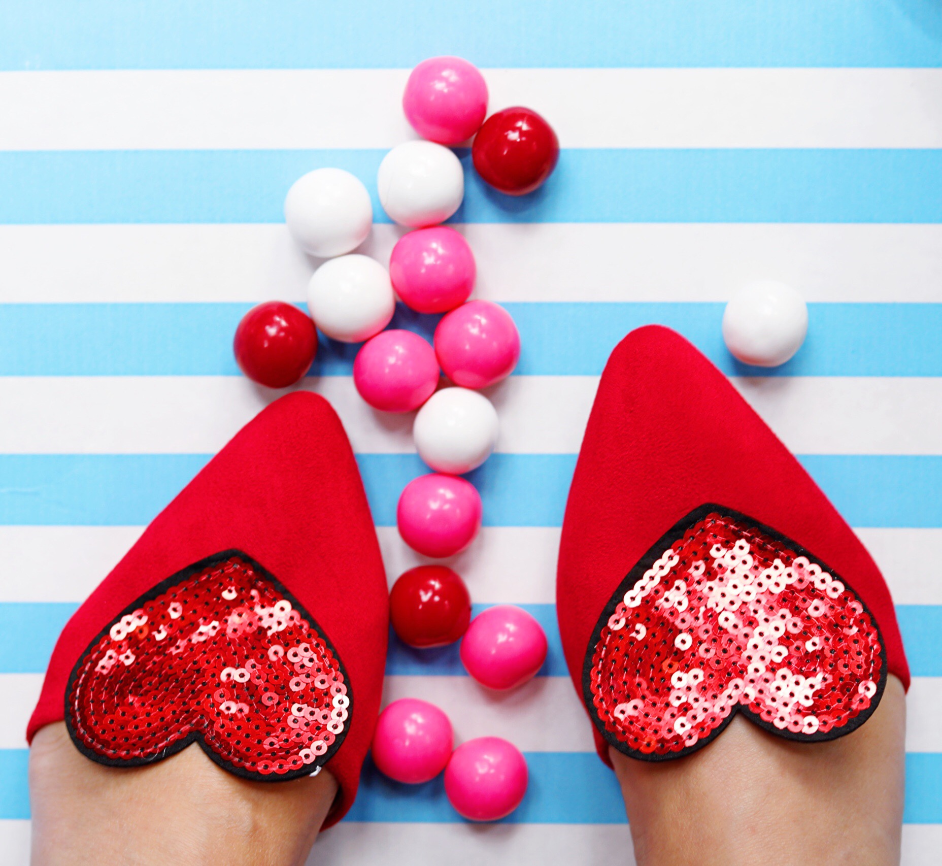 5 Minute DIY: Heart Flats