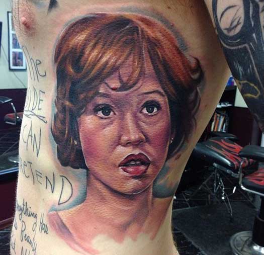 Molly Ringwald – Bad Tattoos Worst Tattoos Regrettable Ugliest Tats WTF Funny