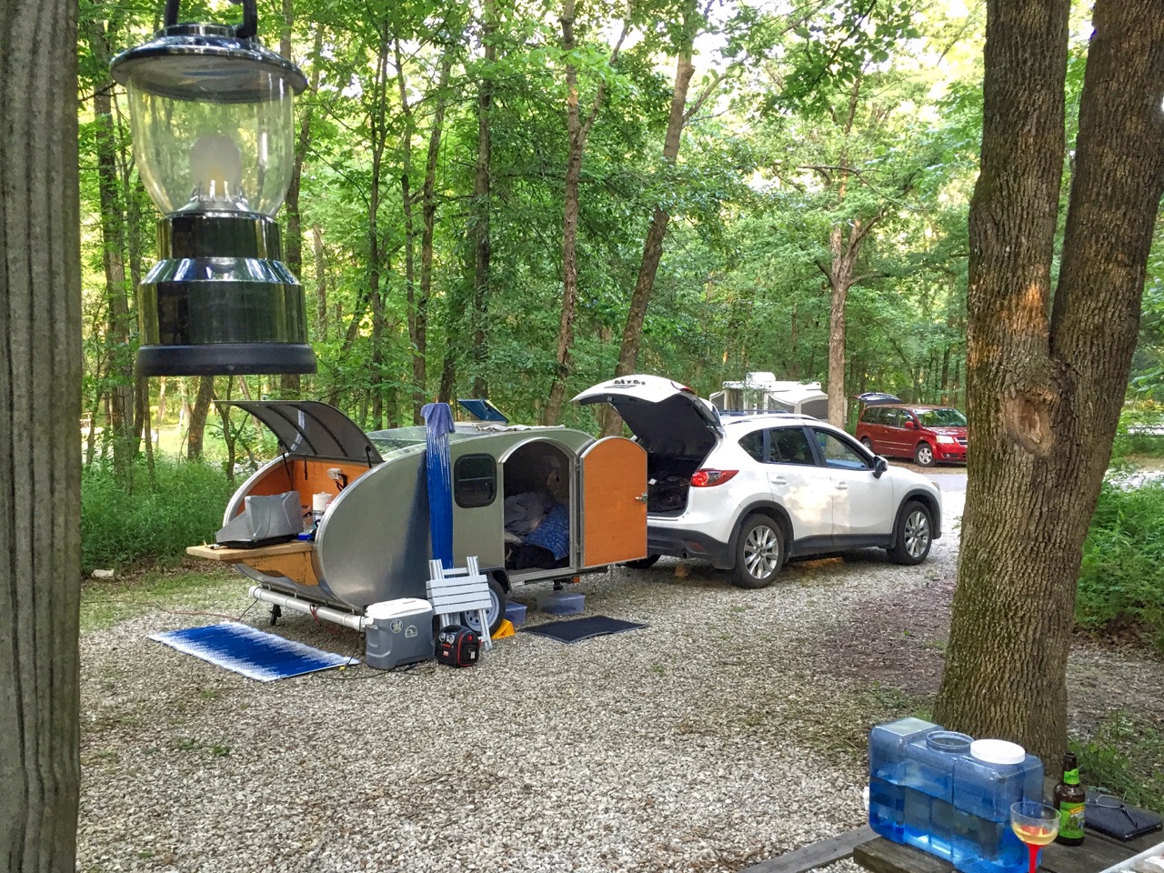 photo of campsite at Mark Twain State Park