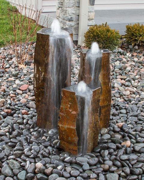 Polished Basalt Fountain Kit By Blue