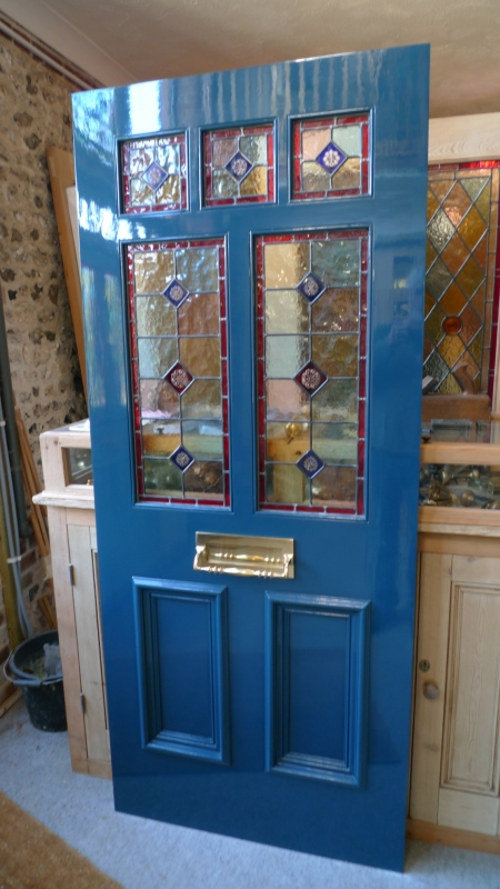 A Victorian Style Stained Glass Front