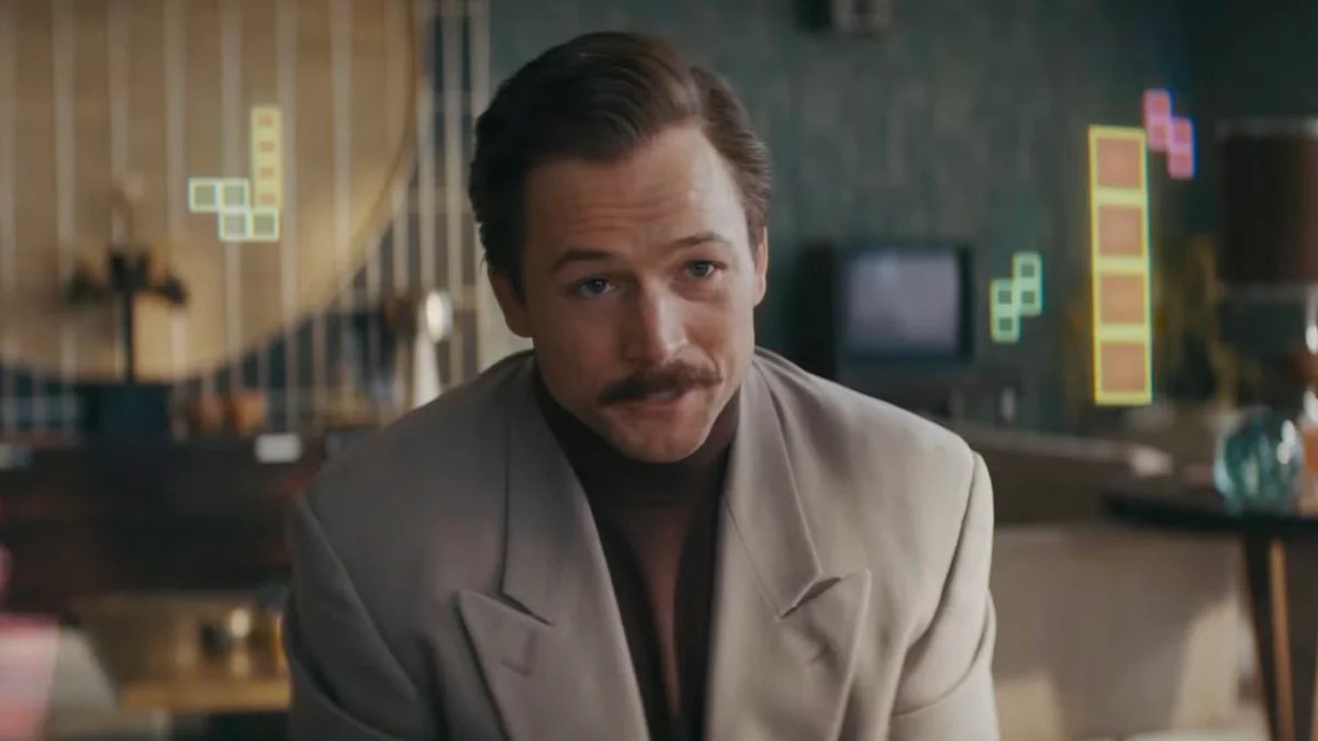 Taron Egerton in "Tetris"