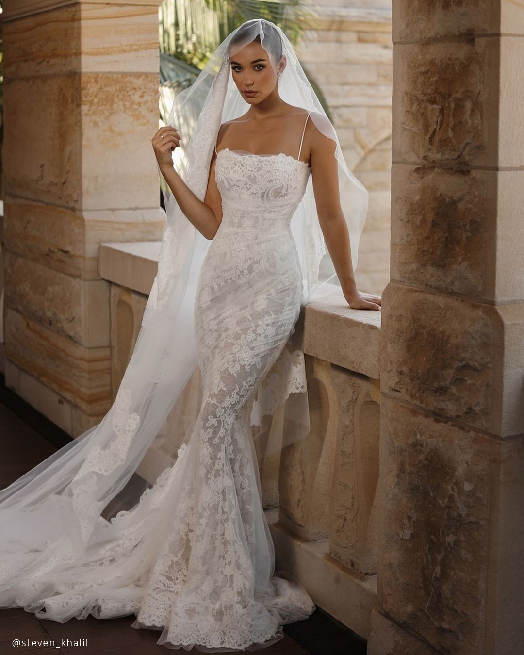 lace wedding dresses mermaid sexy beach steven khalil