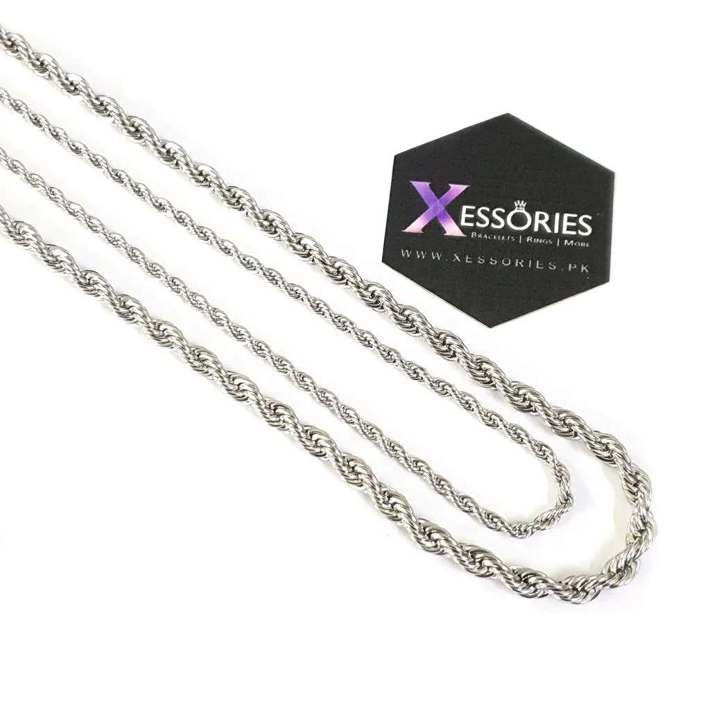 stainless steel rope chain by xessories pk online shop in pakistan