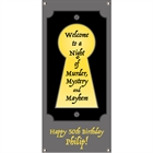 Murder Mystery Party Banner, Vertical