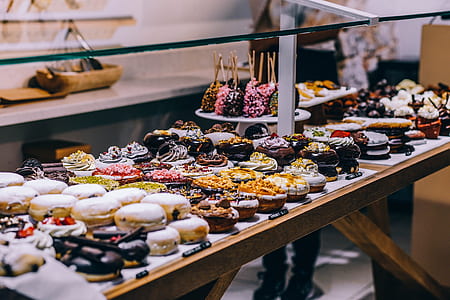 assorted pastry foods