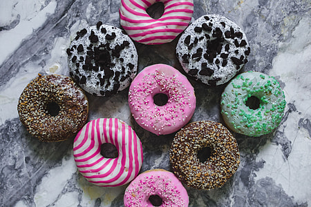 Colorful donuts