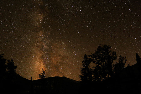 milky way during nighttime