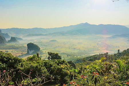 Scenic View of the Mountains