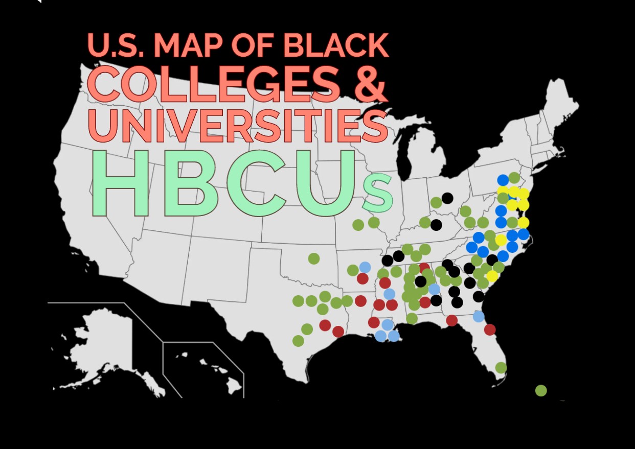 Map Of Hbcu Colleges - Map Of My Current Location