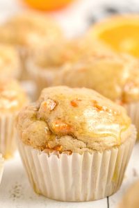 Honey Glazed Carrot Muffins