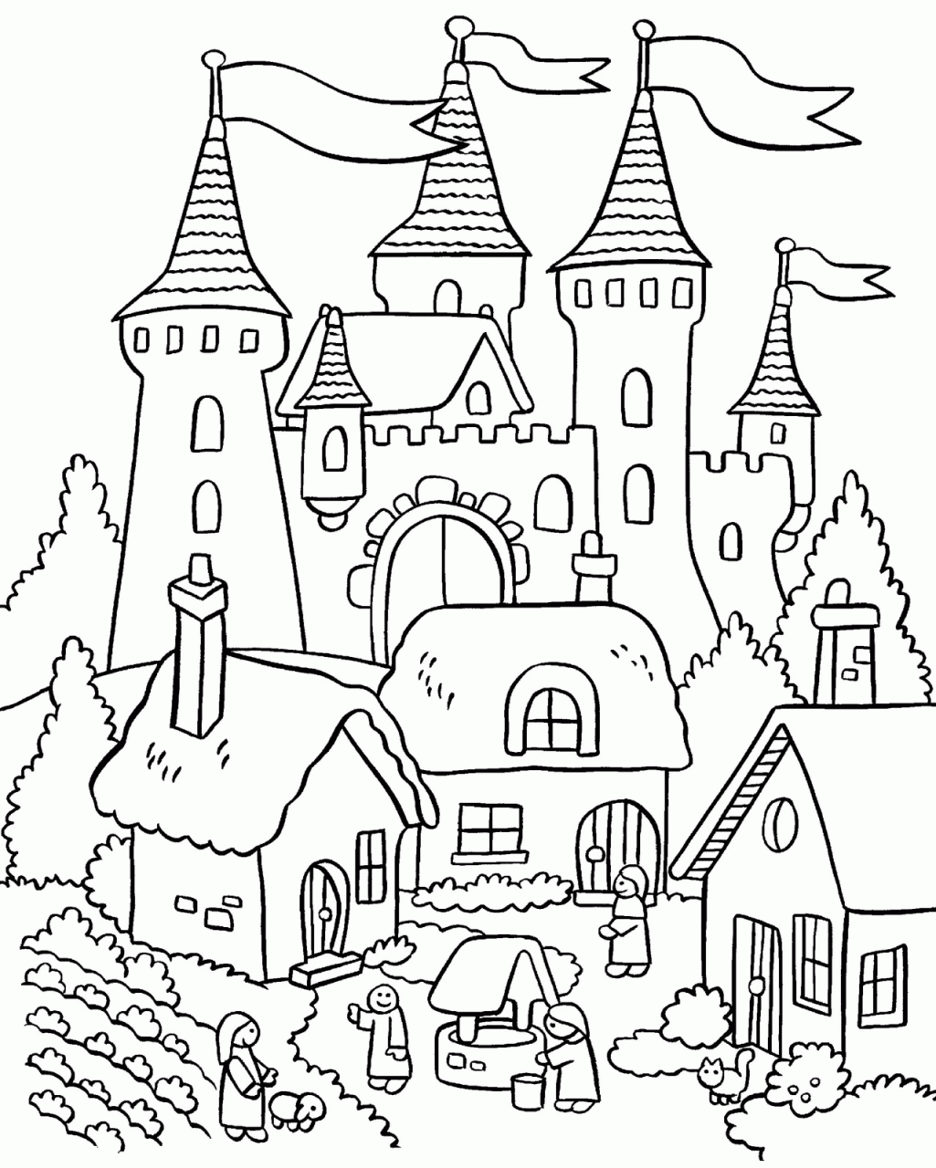 coloring house of spring coloring page house coloring pages printable coloring home