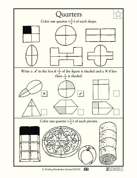 quarters worksheet for 1st 2nd grade lesson planet