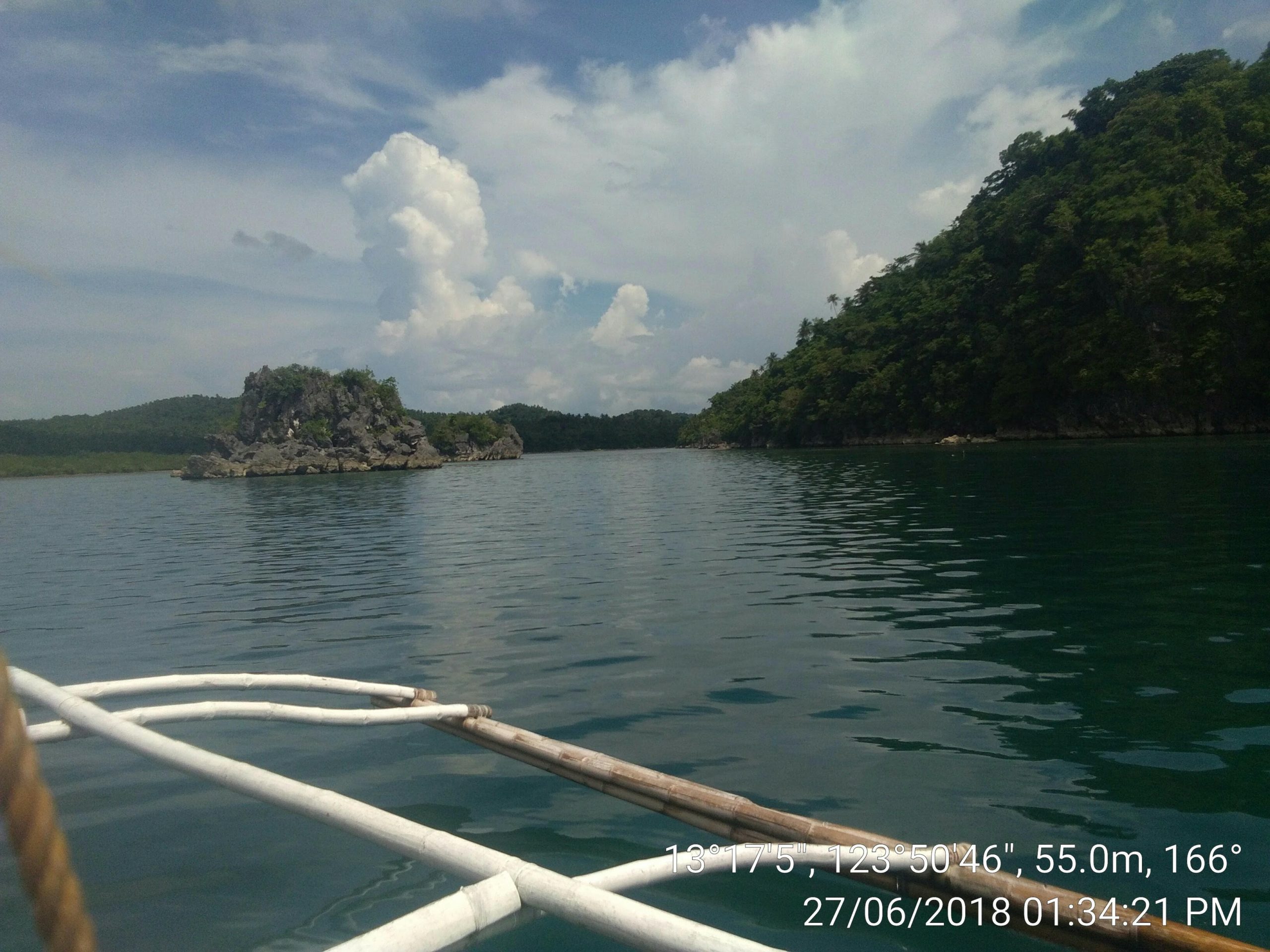 Rock formation along Cagraray Island