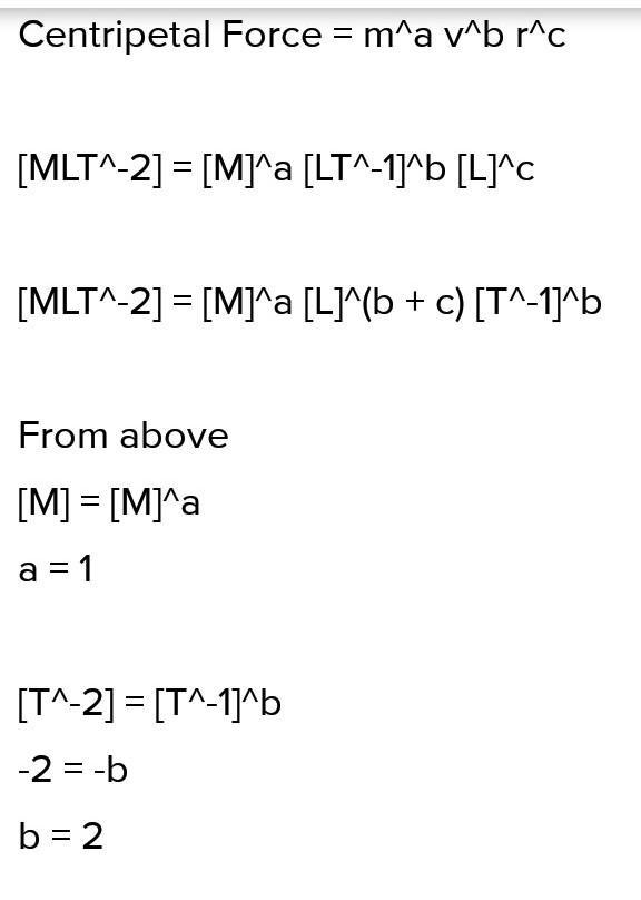 The Centripetal Force On A Of Mass