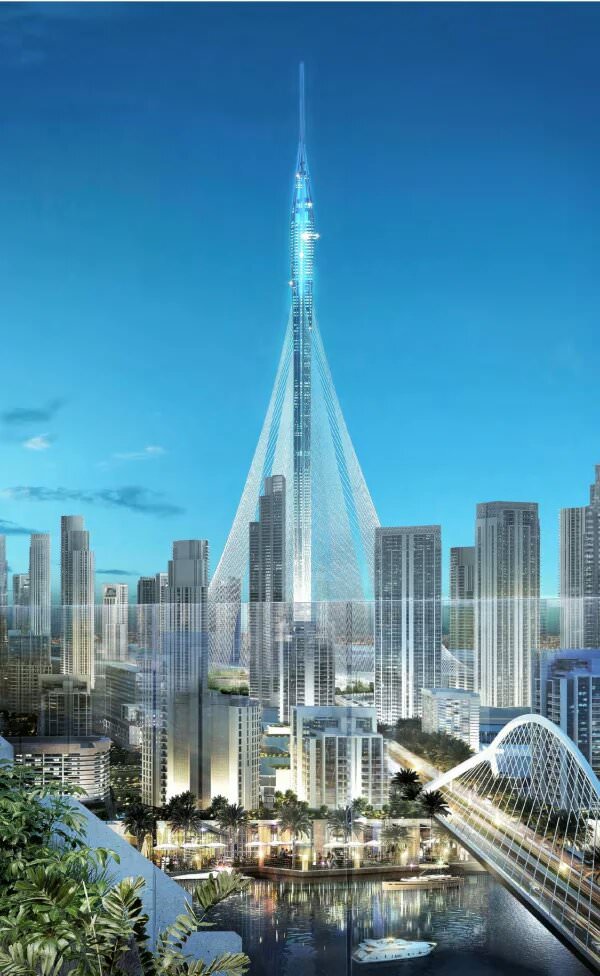 Render of Dubai Creek Tower