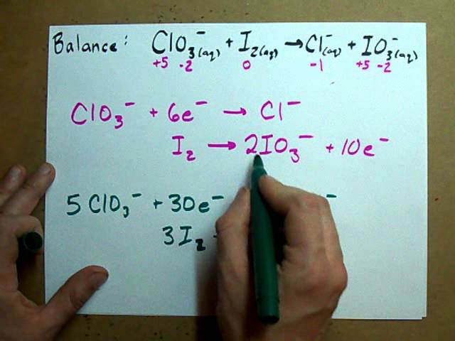 Redox Reaction Acidic Solution