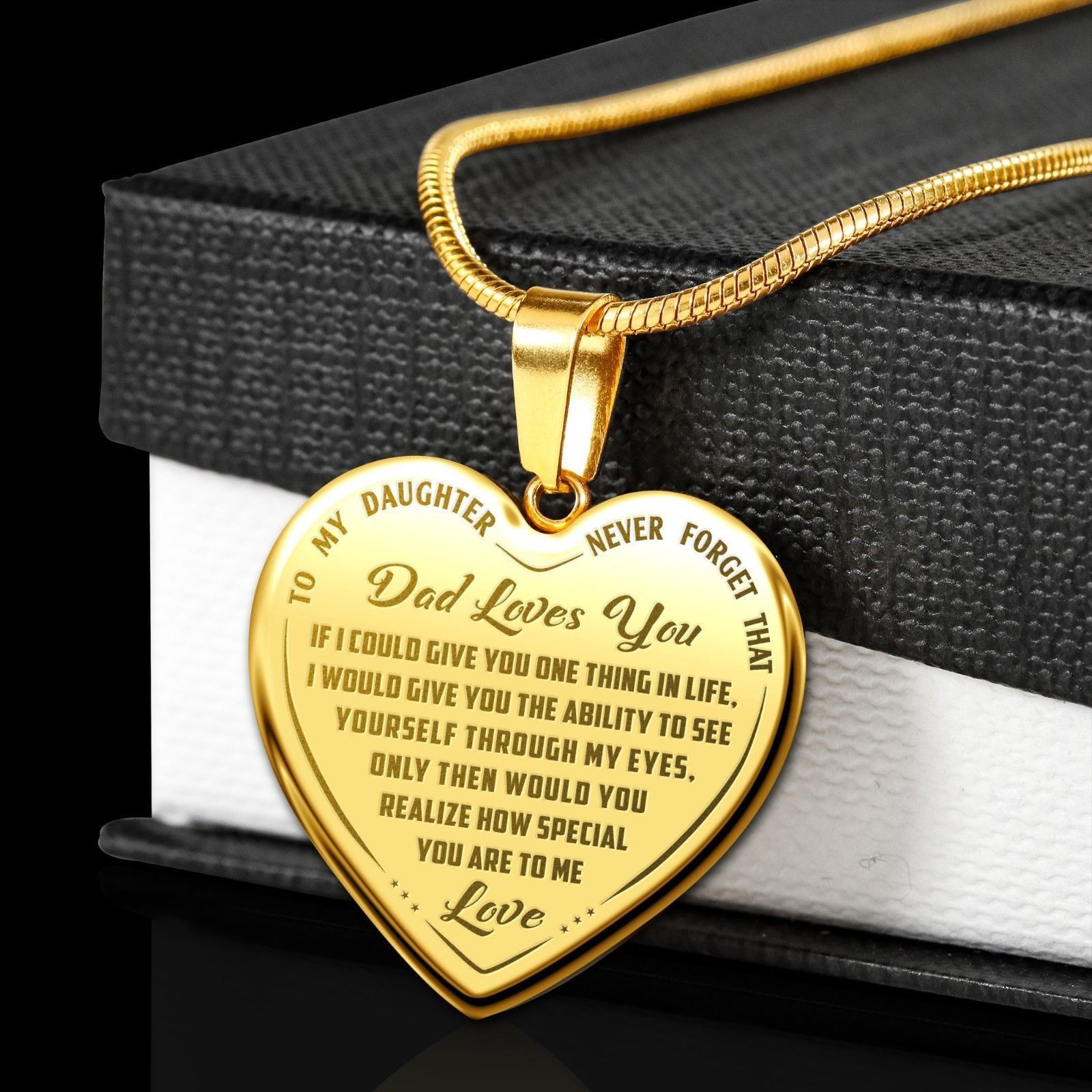 Father to Daughter Gifts Novelty Luxury Engraved Heart Necklace from jpg (1600x1600)