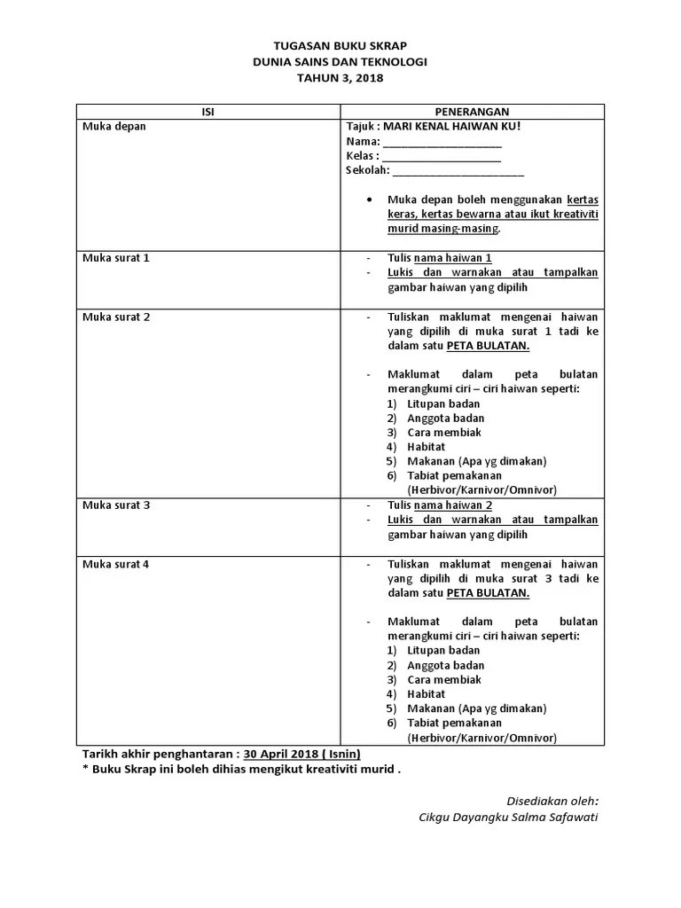 Anda mungkin mencari contoh idea buku skrap untuk dijadikan sebagai rujukan . Tugasan Buku Skrap Dst T3 Pdf