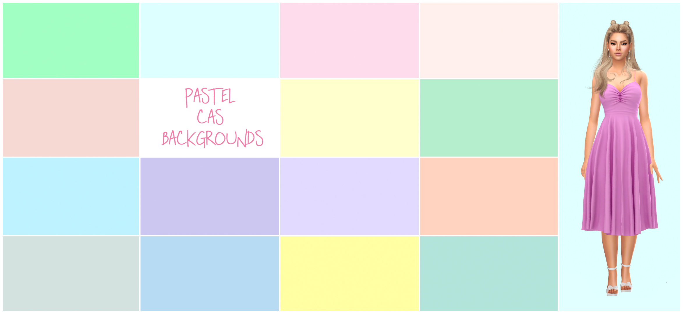 Get 999 Pastel pink cas background sims 4 for free now