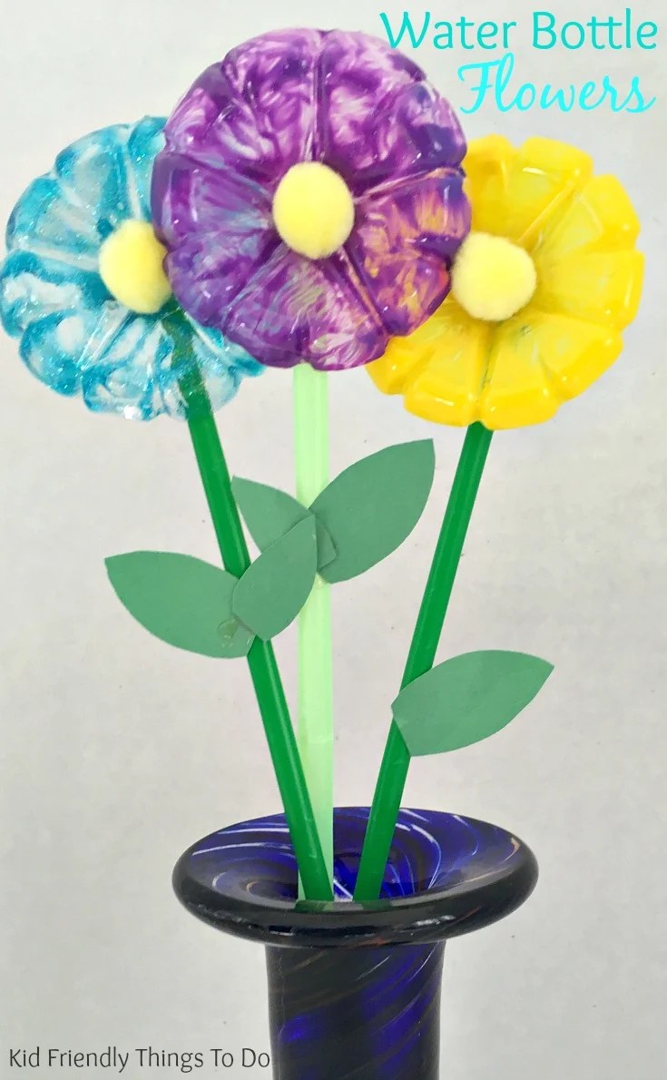 Water Bottle Flowers Craft for Kids - Kid Friendly Things to Do.com - Family Recipes, Crafts ...