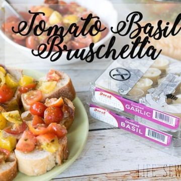 Tomato basil bruschetta recipe social