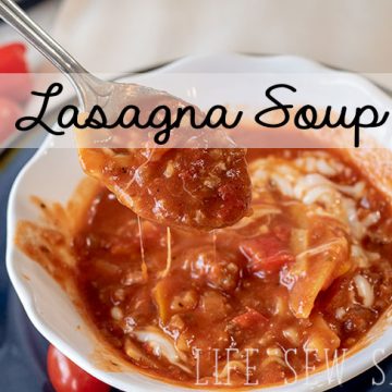 Lasagna Soup Instant Pot recipe