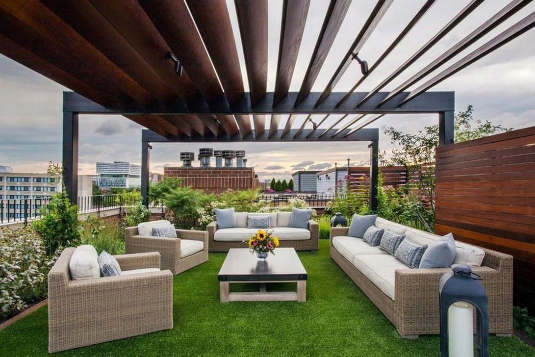 Nice Rooftop Terrace Design Ideas 34