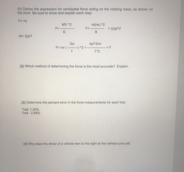 Centripetal Force