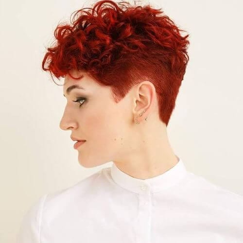 short pixie haircuts for curly hairphoto