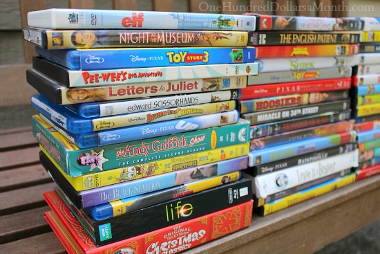 Getting Rid of 1,000 Things - DVD's - One Hundred Dollars a Month