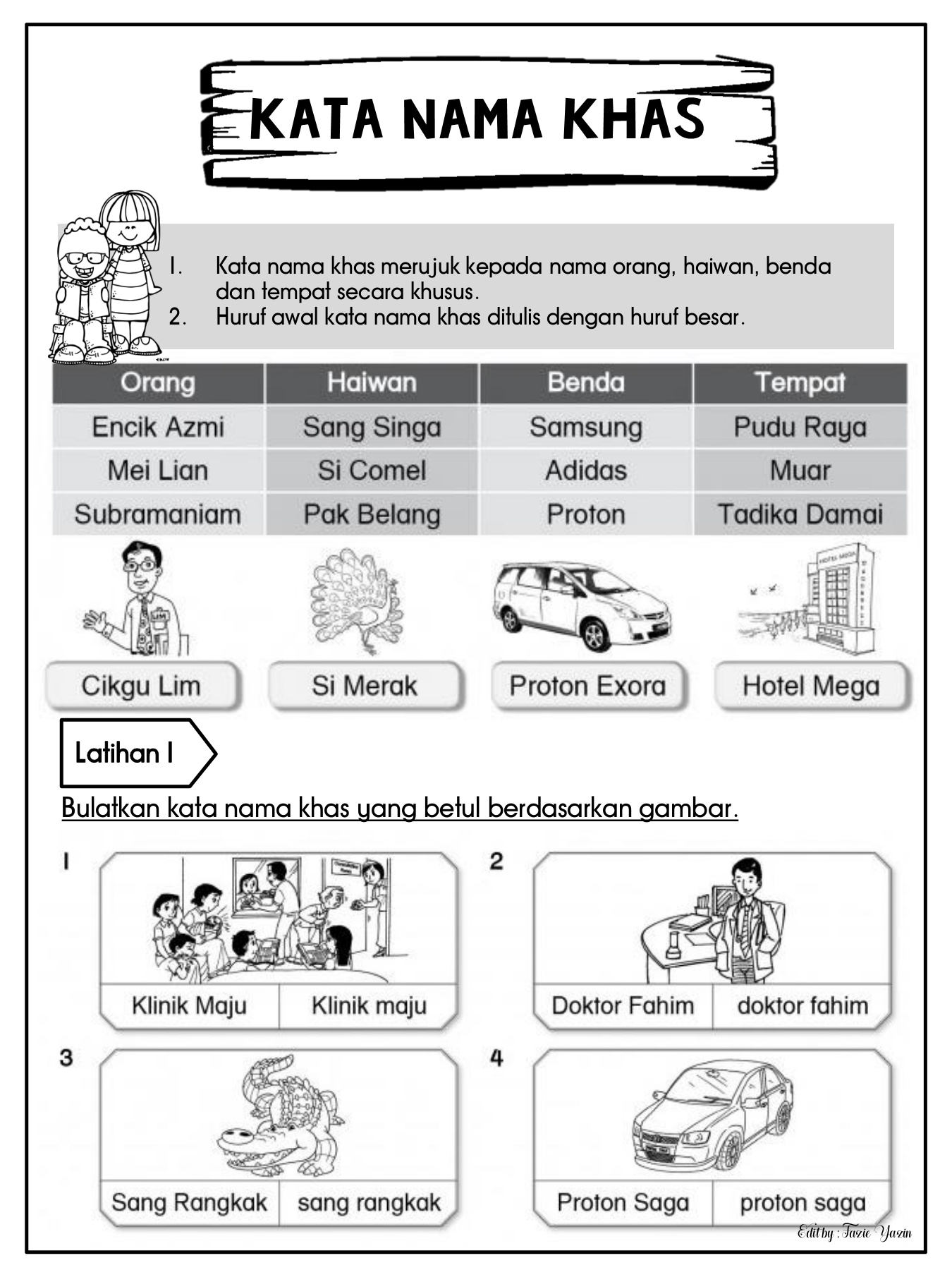 Latihan Kata Nama Khas Tahun 2 Ppt Latihan Kata Nama - vrogue.co