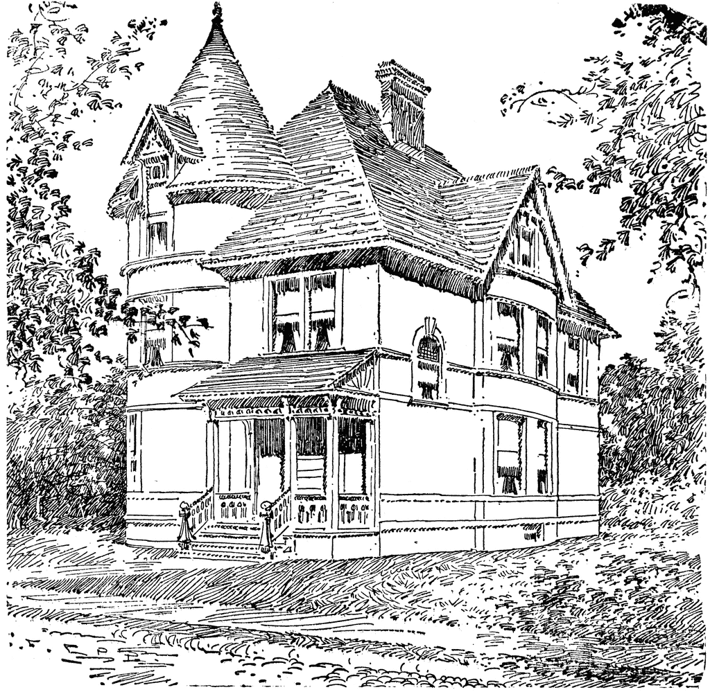 drawing house 64742 buildings and architecture printable coloring pages